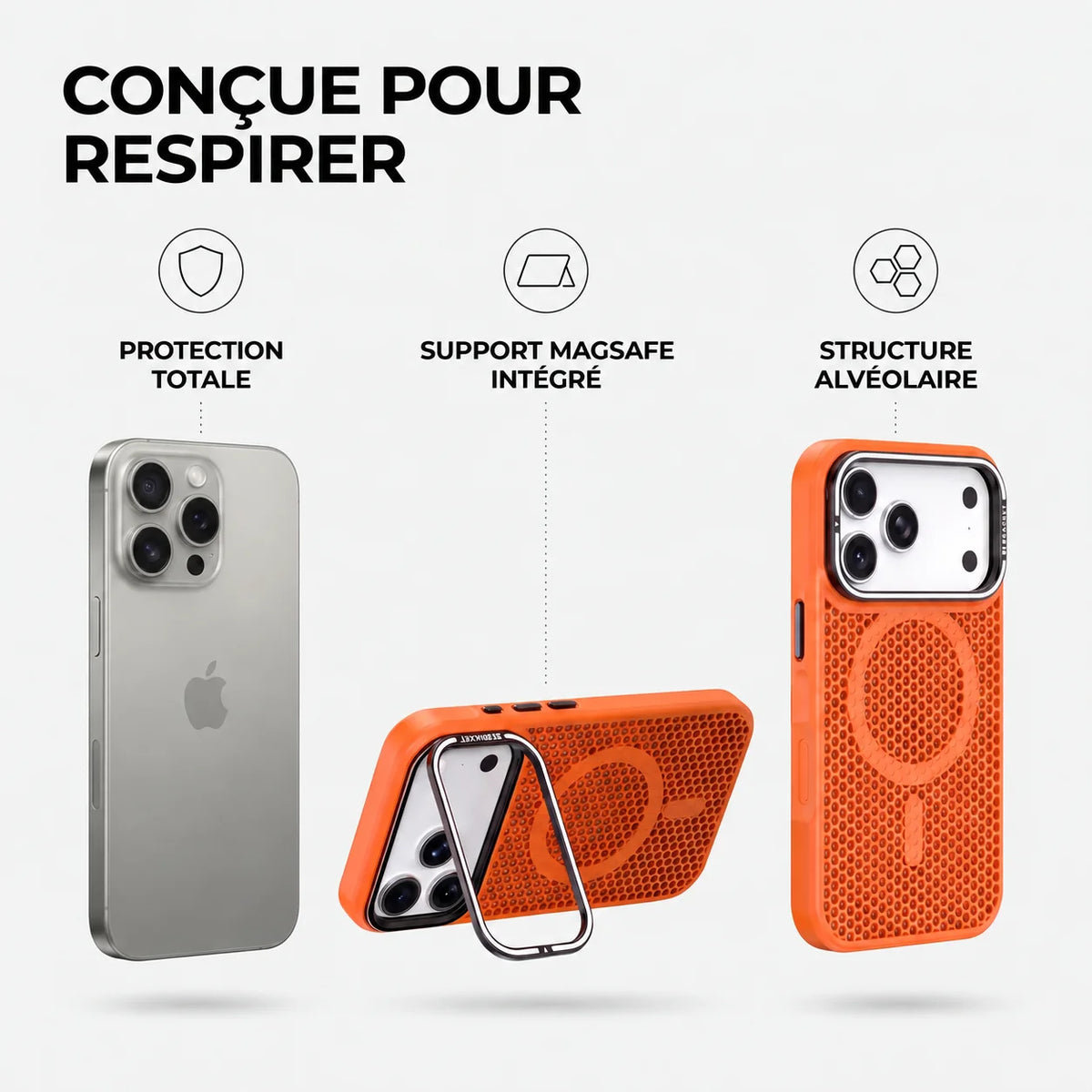 Coque respirante anti-surchauffe Kalyo